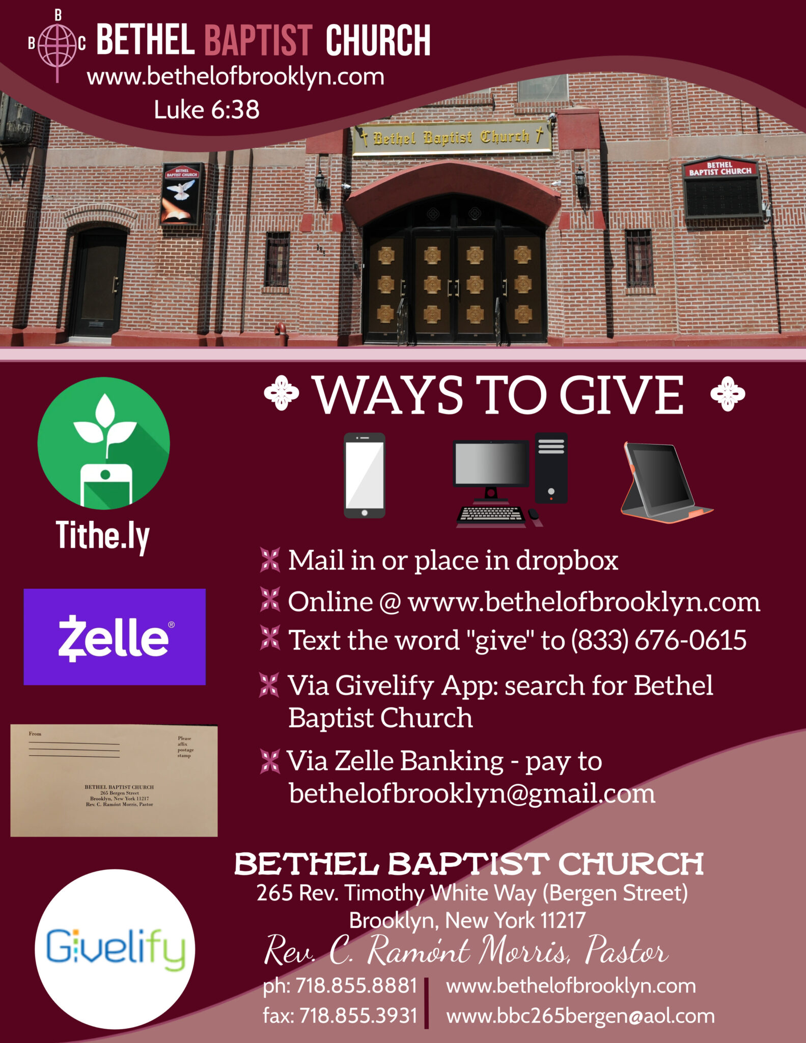 Giving - Bethel Baptist Church